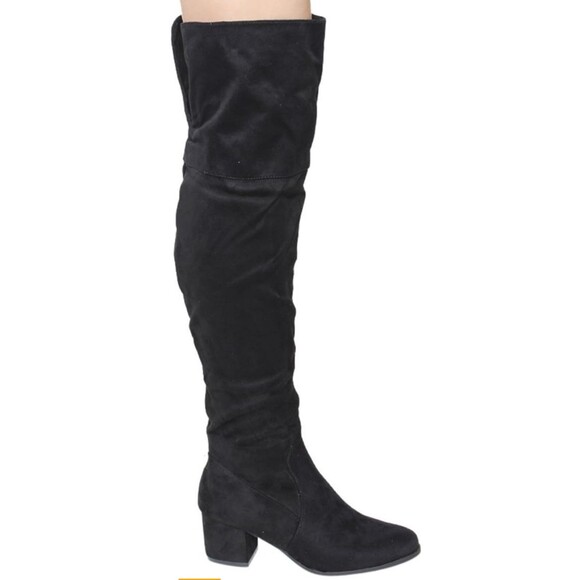 Nature Breeze Women's Linden-01 Over The Knee Mid High Block Heel Boots SIZE8.5 - Picture 4 of 6